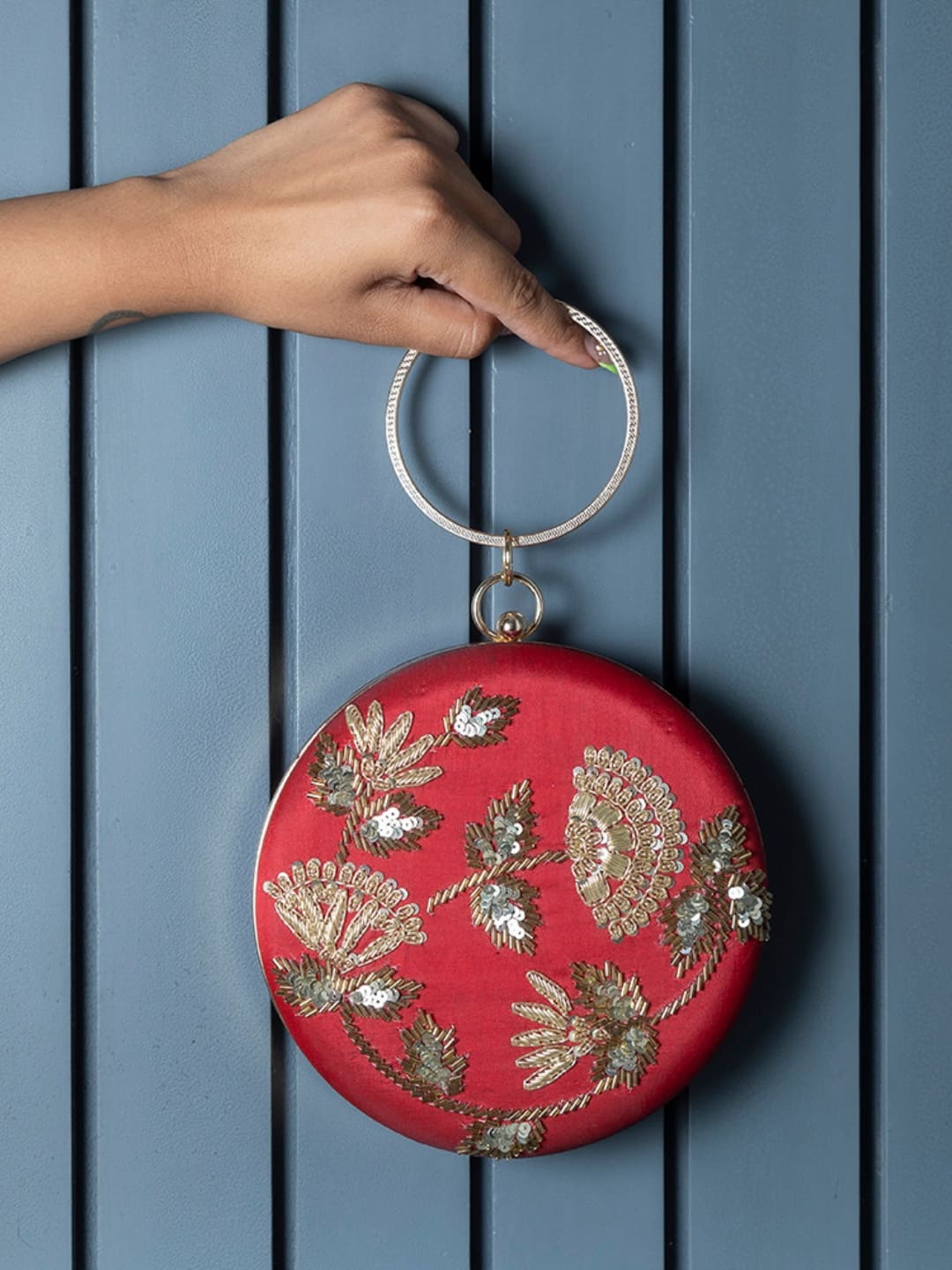 Rashida Hand Embroidered Clutch