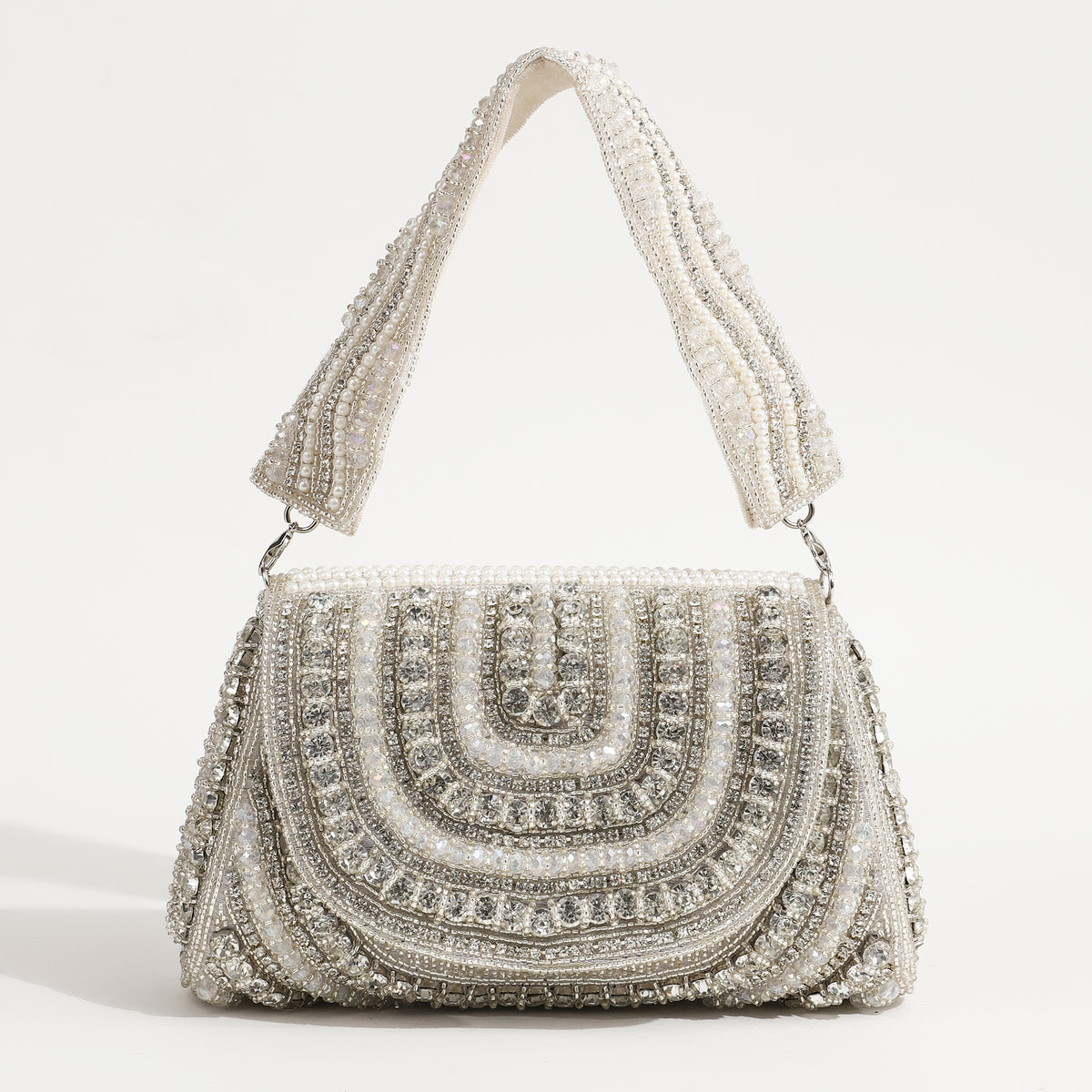 Chloe Flap Over Bag with Handle in tan leather featuring a sleek design and gold-tone hardware.