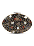 Rhea Brass Clutch