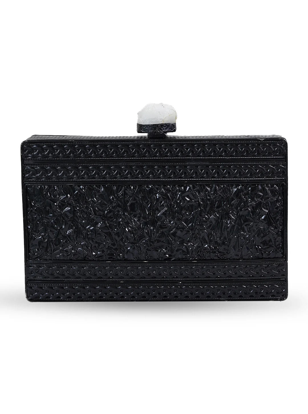 Eve Brass Clutch by The Tan Clan, sleek metallic clutch with a minimalist design, ideal for evening or formal occasions.
