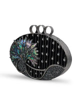 Nina Brass Clutch from The Tan Clan featuring a sleek, metallic finish and compact design for elegant evening wear.