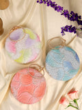 Aqua Round Set of 3 Wedding Favours