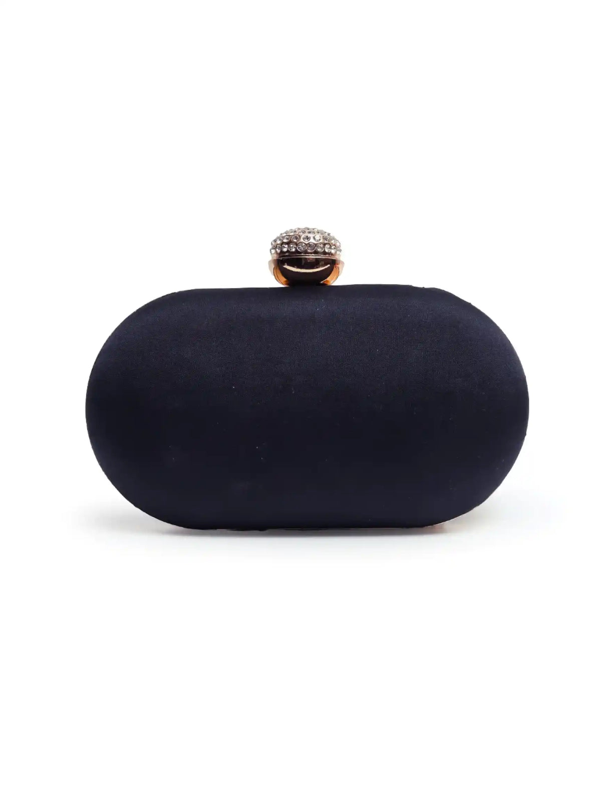 Hand-embroidered Baiza Zardozi clutch purse by The Tan Clan with intricate traditional embroidery and a sleek design.