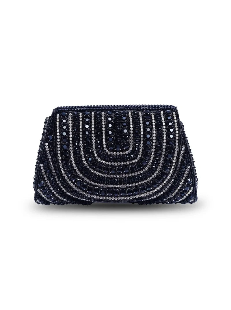 Chloe black flap-over bag with handle, featuring a sleek design and structured silhouette, perfect for stylish everyday use.