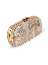 Coral long beige clutch bag by The Tan Clan, featuring a sleek rectangular design with a textured finish and minimalist style.