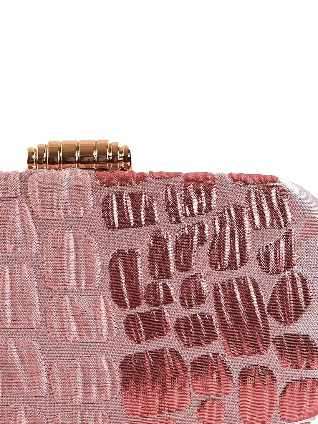 Coral long pink clutch by The Tan Clan with a sleek design and elegant finish, perfect for stylish evening accessories.