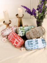 Coral long set of 5 wedding favors by THE TAN CLAN, featuring elegant decorative pieces for wedding decor or gifts.