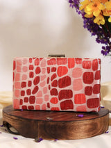 Set of 5 coral-colored wedding favours from THE TAN CLAN, sleek and elegant for special celebration gifts.