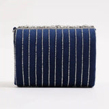 Grace Embellished Flap Over Bag by The Tan Clan featuring decorative embellishments and a stylish flap closure.