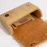 Grace Embellished Flap Over Bag by The Tan Clan, featuring decorative embellishments and a flap closure in stylish design.
