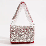 Grace Embellished Flap Over Bag by The Tan Clan with decorative embellishments and a flap closure, stylish and versatile accessory.