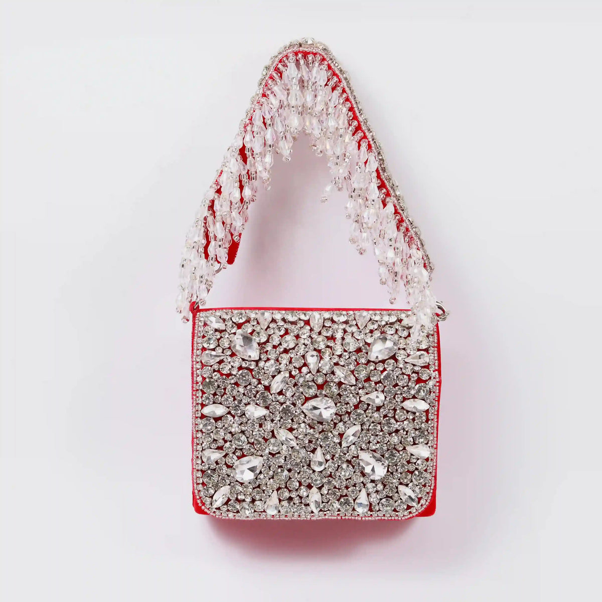 Small Grace Mini Bag by The Tan Clan featuring an embroidered handle and sleek design for stylish everyday use.