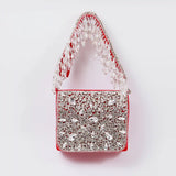 Small Grace Mini Bag by The Tan Clan featuring an embroidered handle and sleek design for stylish everyday use.