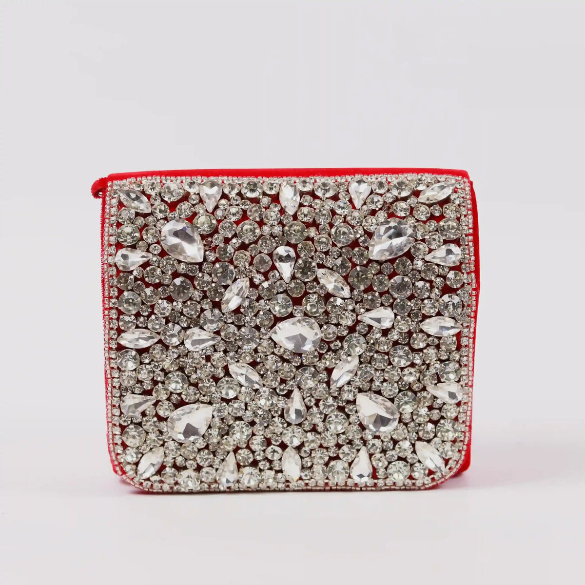 Grace Mini Bag by The Tan Clan with embroidered handle, featuring a stylish compact design and detailed embroidery.