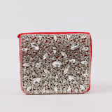 Grace Mini Bag by The Tan Clan with embroidered handle, featuring a stylish compact design and detailed embroidery.
