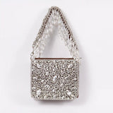 Grace Mini Bag by The Tan Clan featuring an embroidered handle and compact design, perfect for stylish everyday use.