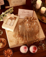 Her Pamper Hamper Twinkle by The Tan Clan, featuring skincare and relaxation products in a luxurious gift box.