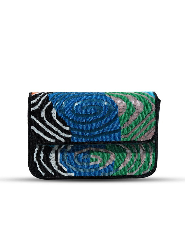 Iris Baguette Bag with Handle by The Tan Clan, showcasing a stylish woven design and sturdy handle for everyday use.