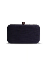 Hand-embroidered Kalah clutch bag by The Tan Clan featuring intricate embroidery and a compact, stylish design.