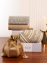 Set of three must-have beauty products from THE TAN CLAN's Modern Bride collection, featuring skincare and tanning essentials.