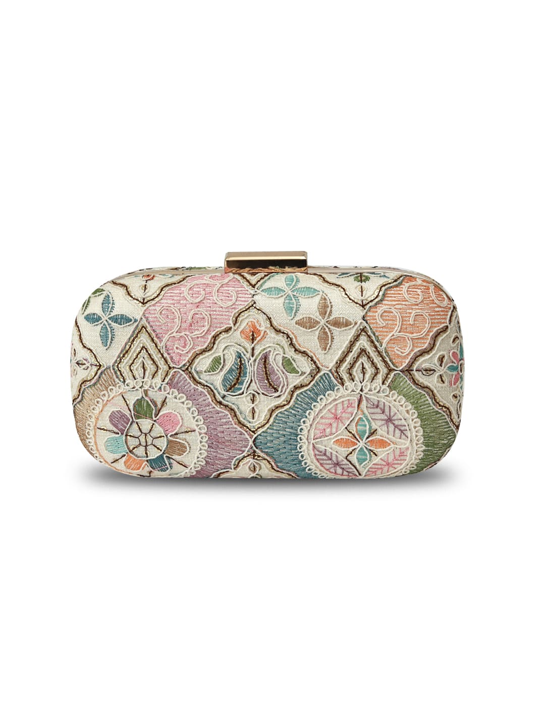 Navratri special edition combo featuring a Mughal-style long clutch and Swarn mini lotus potli by THE TAN CLAN