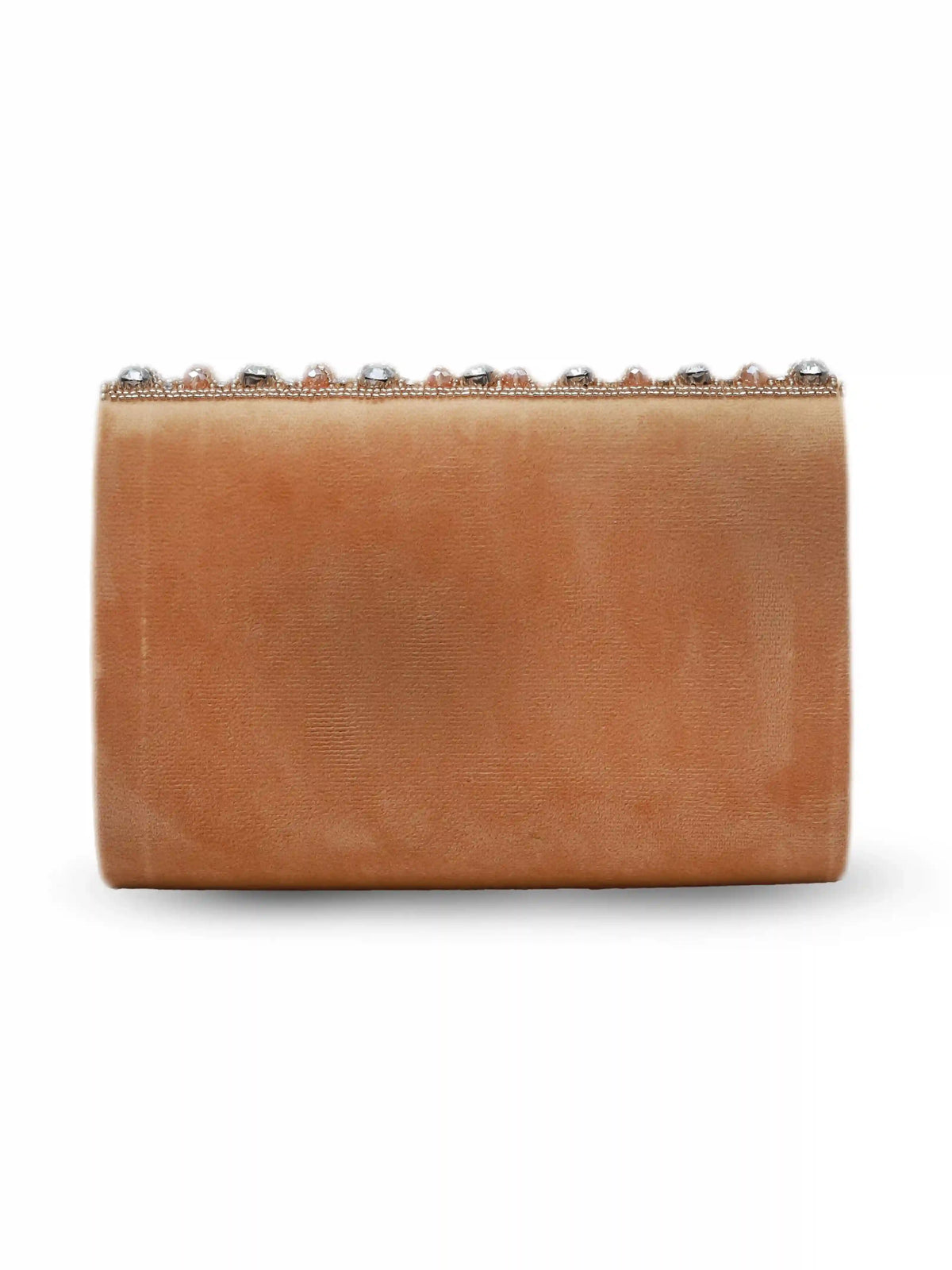 Gold embellished flap-over clutch bag with elegant design from The Tan Clan, featuring a stylish and sophisticated accessory.