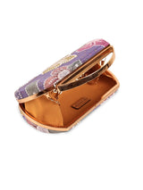 Riveria Multicolor Capsule Clutch by The Tan Clan featuring vibrant, multicolor design and compact, stylish shape.