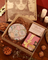 Sweet Treat Hamper Mughal by The Tan Clan featuring assorted sweets and elegant packaging for gifting or indulgence.