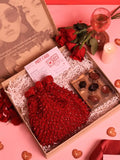 Sweet Treat Hamper - Rosa Potli with Chocolate (Set of 2)