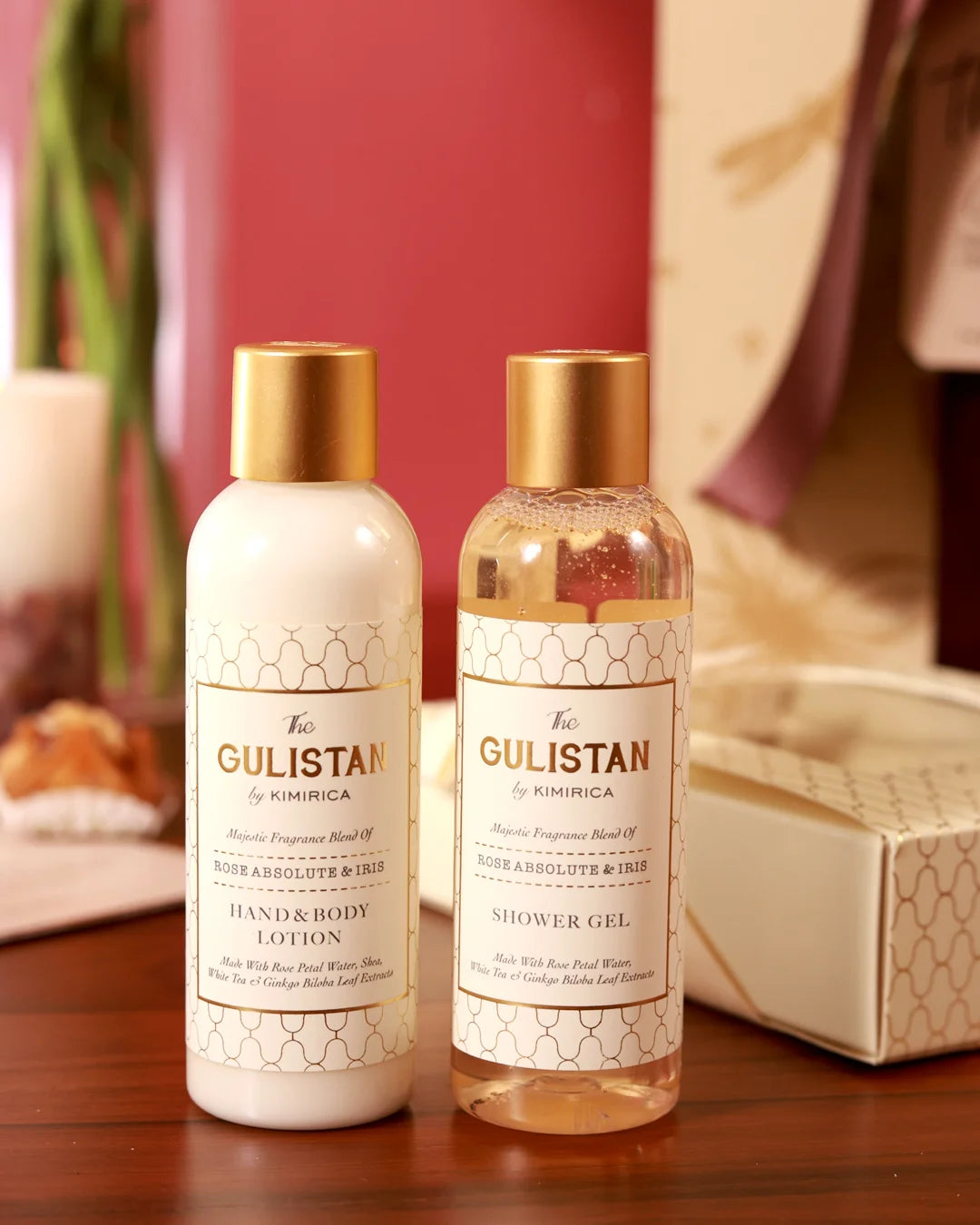 Her Pamper Hamper by The Tan Clan featuring a luxurious blossom-themed gift set with elegant packaging and beauty products.