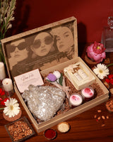 Elegant Luxe Blossom Hamper by The Tan Clan featuring assorted flowers and luxurious gift packaging.