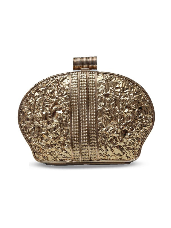 Mother of pearl clutch bag by The Tan Clan featuring elegant, iridescent surface and compact design.