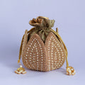 Uttara Hand Embroidered Mini Lotus Potli