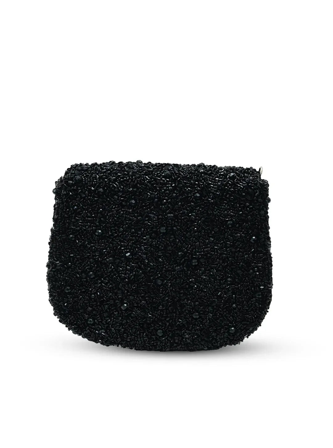 Amy Black Flap Over Bag from The Tan Clan, stylish black flap bag with sleek design and top handle for versatile carry.