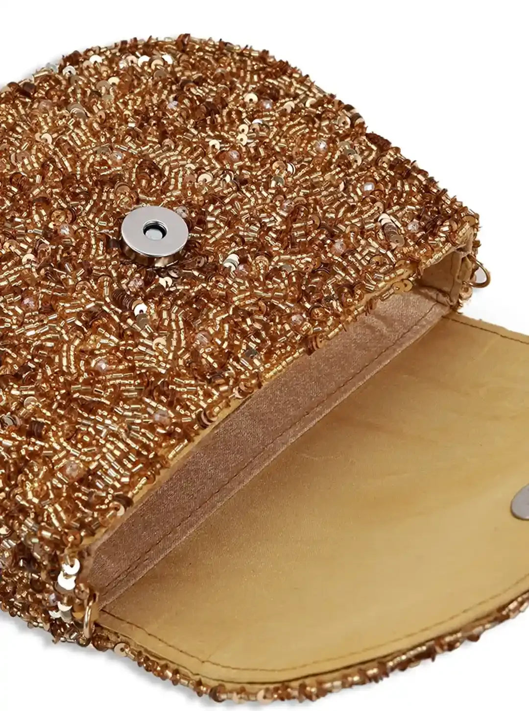 Amy Gold Flap Over Bag by The Tan Clan, stylish flap bag with gold accents and adjustable strap, displayed on a neutral background.