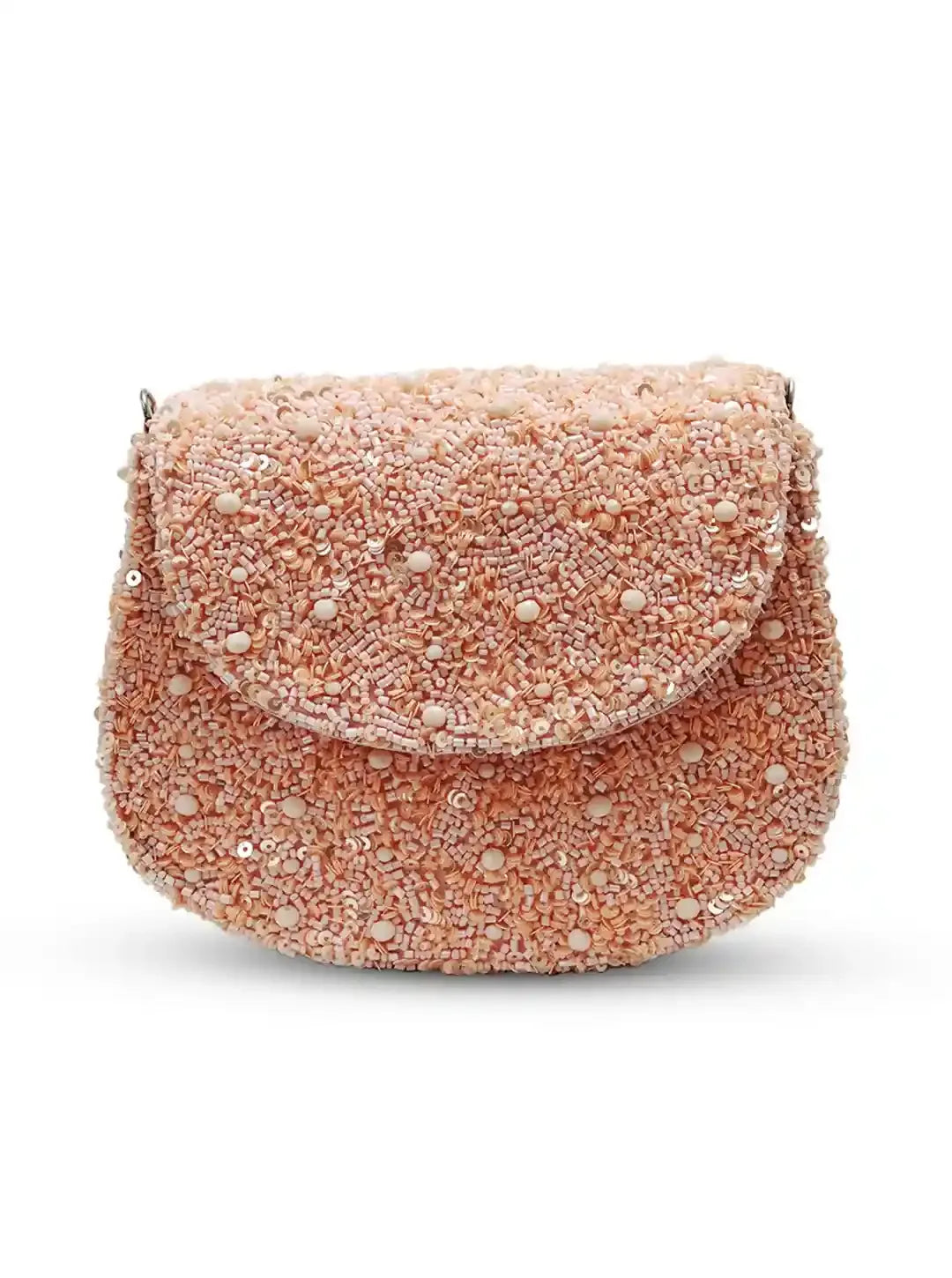 Amy Peach Flap Over Bag from The Tan Clan, stylish flap bag with a sleek design and adjustable strap, perfect for everyday use.