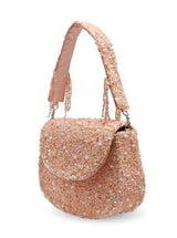 The Tan Clan Amy Peach Flap Over Bag featuring a stylish flap closure and soft peach-colored leather for a chic look.