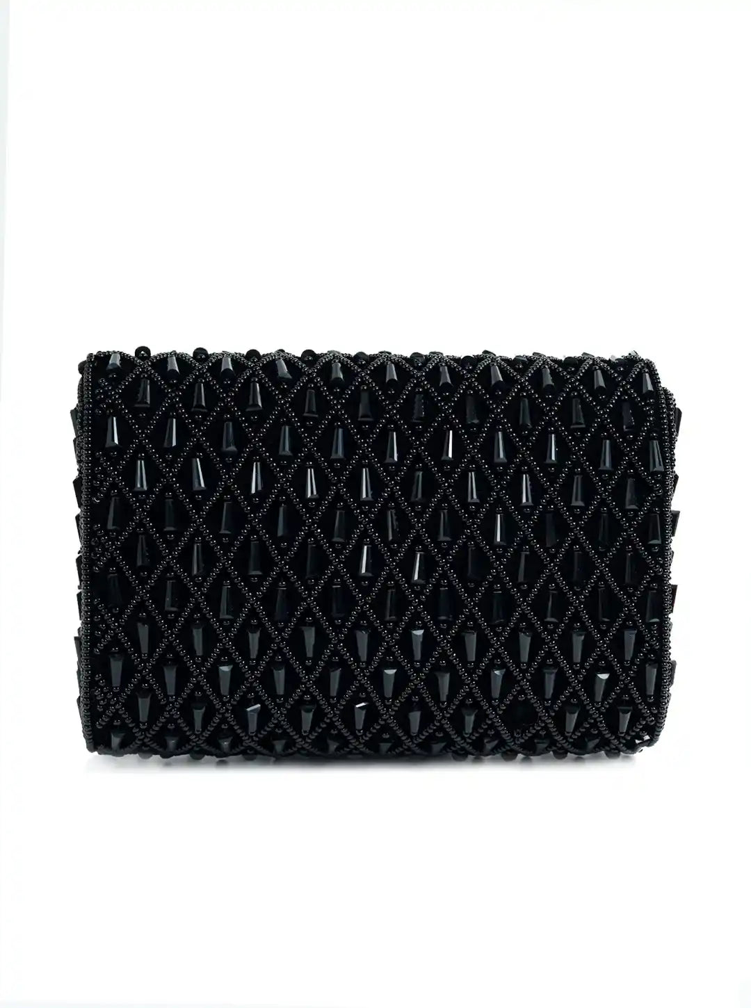 Claire Black Flap Over Bag from The Tan Clan, stylish black leather flap bag with adjustable strap and elegant design.