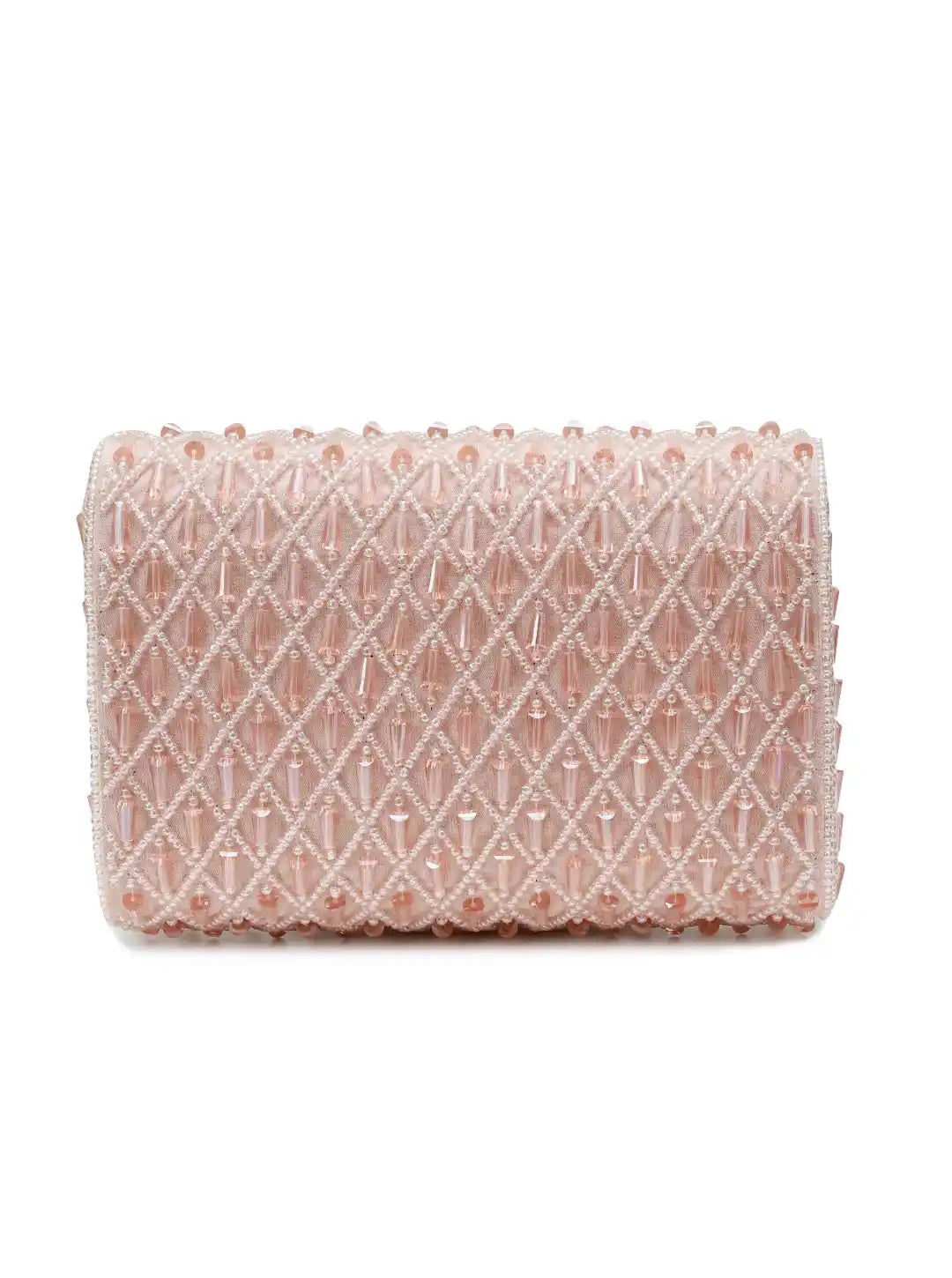 Pink flap over bag from The Tan Clan's Claire collection, stylish accessory with a sleek design and top flap closure.
