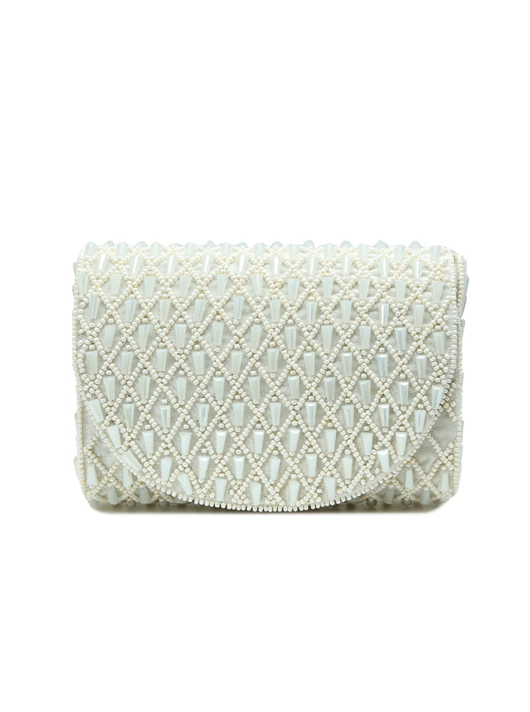 Claire White Flap Over Bag from The Tan Clan, stylish flap bag with clean design and spacious interior, perfect for everyday use.