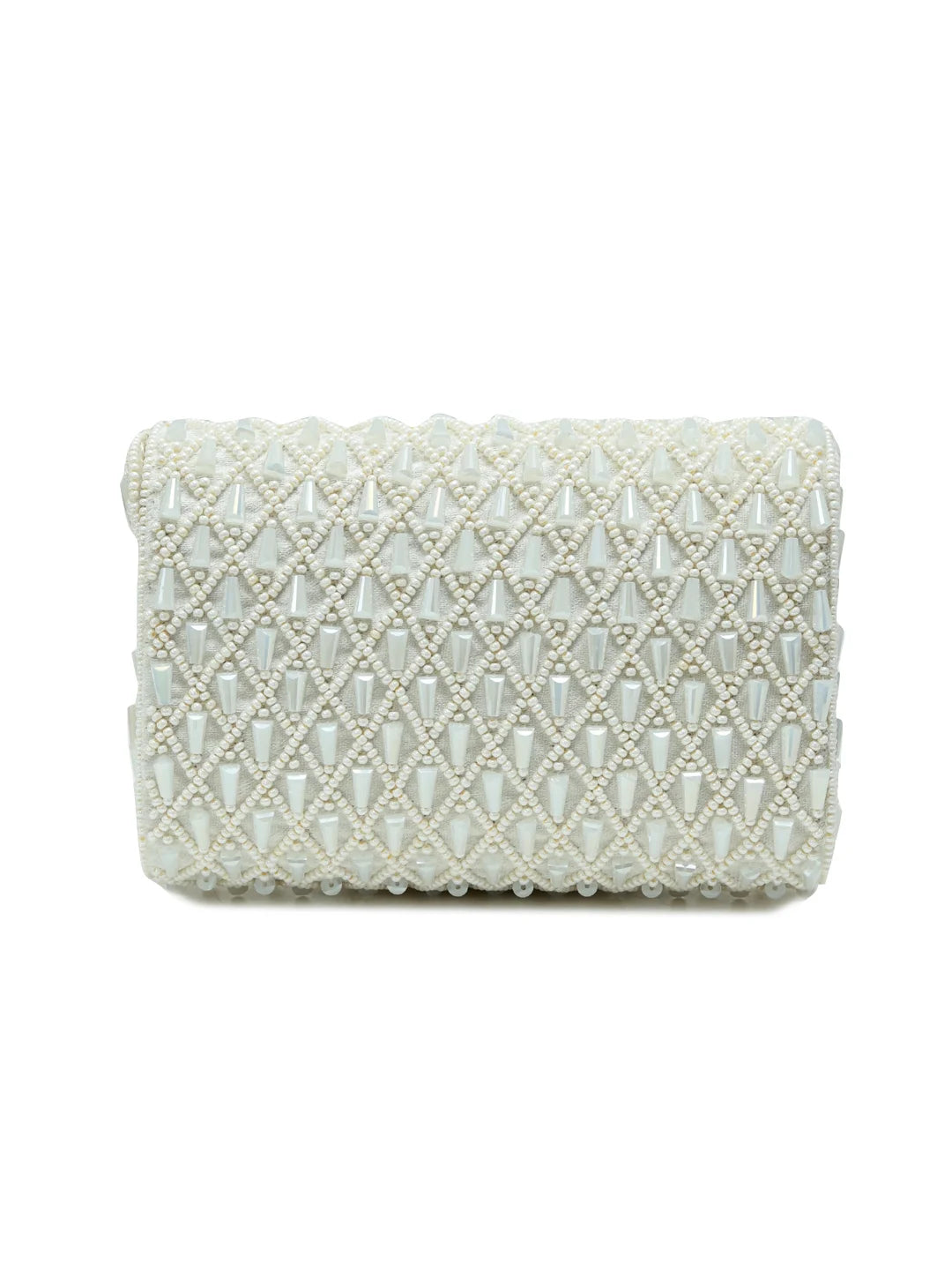 Claire White Flap Over Bag from The Tan Clan, stylish flap bag with a clean white design and structured silhouette.