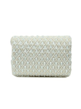 Claire White Flap Over Bag from The Tan Clan, stylish flap bag with a clean white design and structured silhouette.
