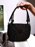 Eva Black Flap over Bag