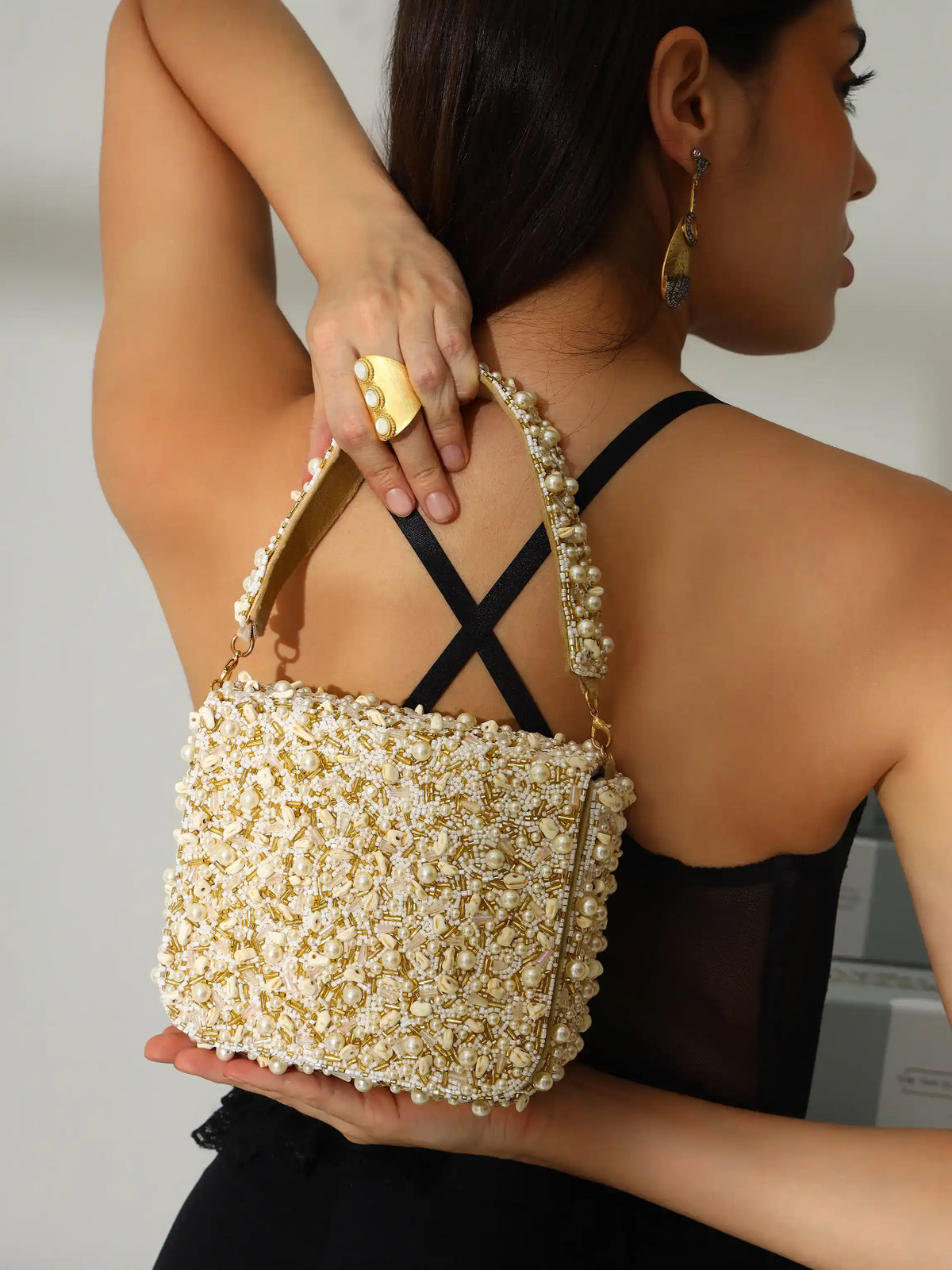 Tan Kate Flap Over Bag by The Tan Clan featuring a stylish flap design and structured silhouette.