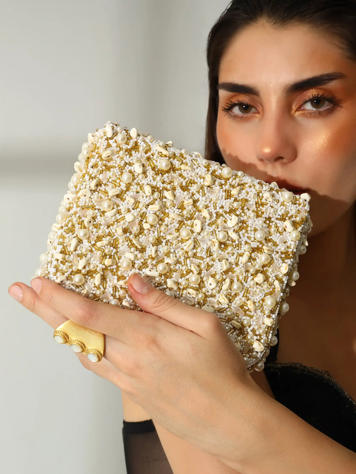 Tan Kate Flap Over Bag by The Tan Clan featuring a sleek flap design and stylish shoulder strap.