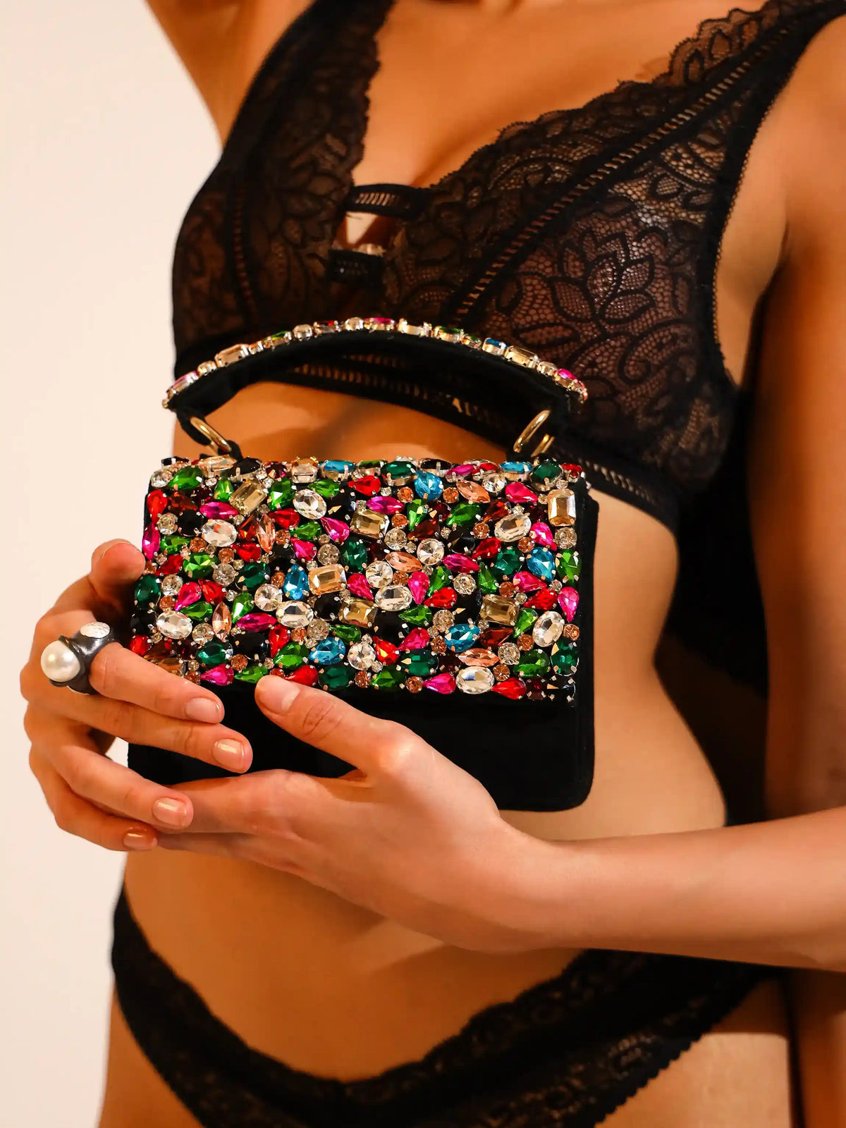 Kylie Black Flap Over Bag from The Tan Clan featuring a sleek design with a flap closure and stylish appearance.