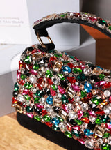 Kylie Black Flap Over Bag from The Tan Clan, stylish black leather flap bag with silver hardware and adjustable strap.