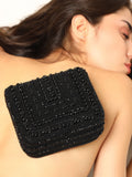 Megan Black Flap over Bag