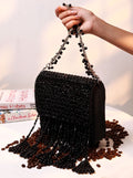 Mira Black Flap over Bag