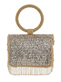 Sylvie Gold Flap over Bag